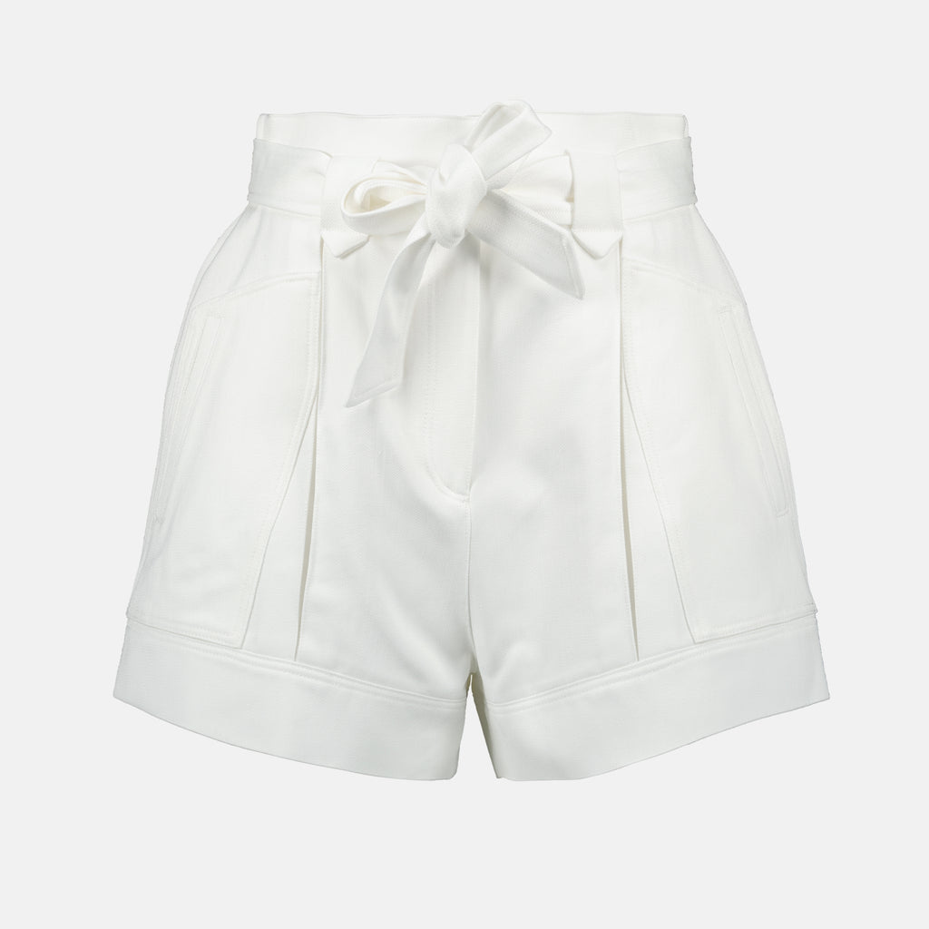 Shorts Short à noeud Hannou Iro Blanc Femme