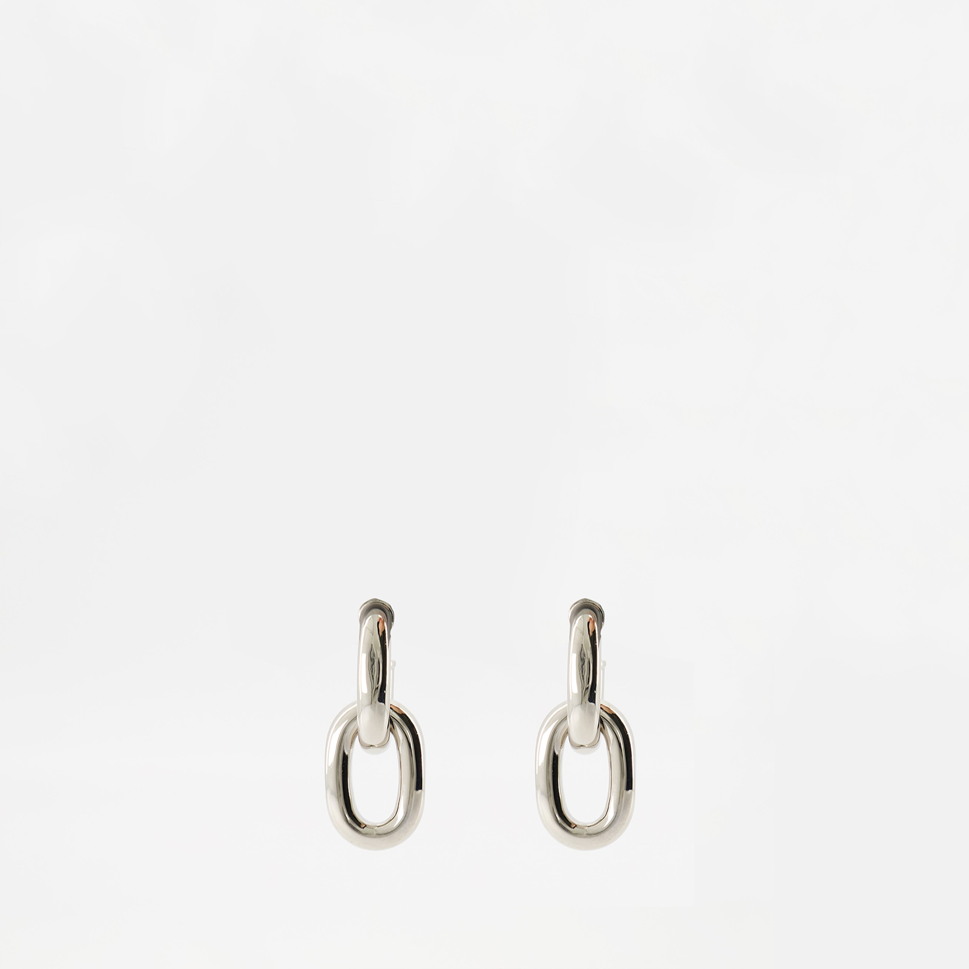Bijoux Boucles d'oreilles Link XL Rabanne Argenté Femme