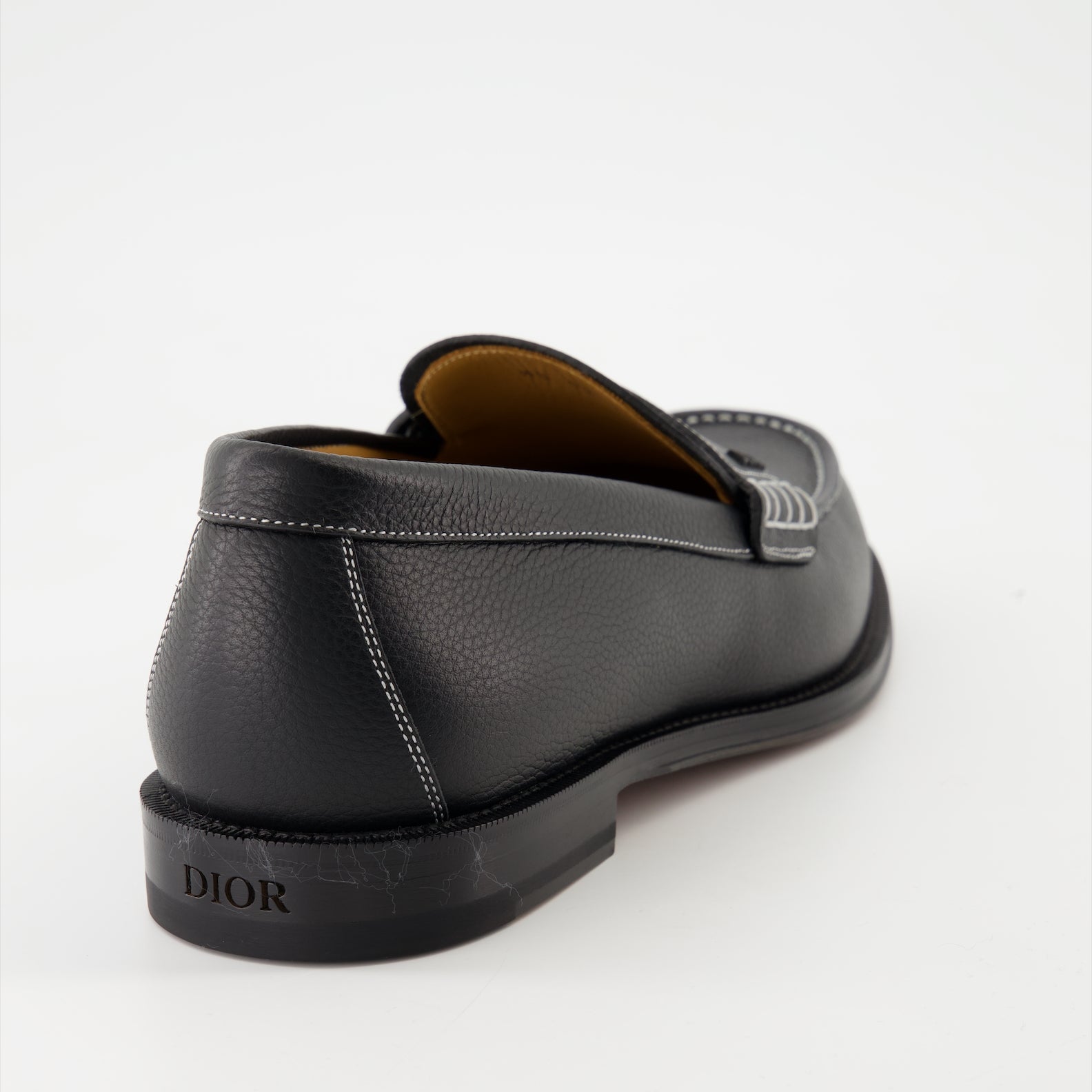 Loafer Granville Mokassins Dior Schwarz Homme
