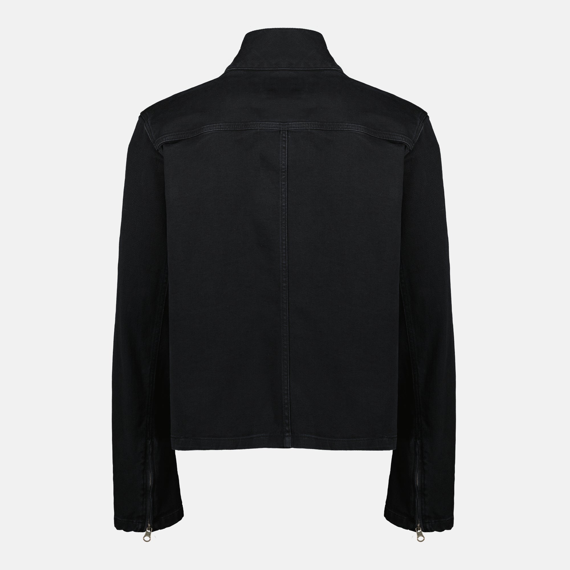 Image de l'article Veste City en denim noir de la marque Courrèges pour Homme - Saison Printemps-Été 2026 - Vue de Dos