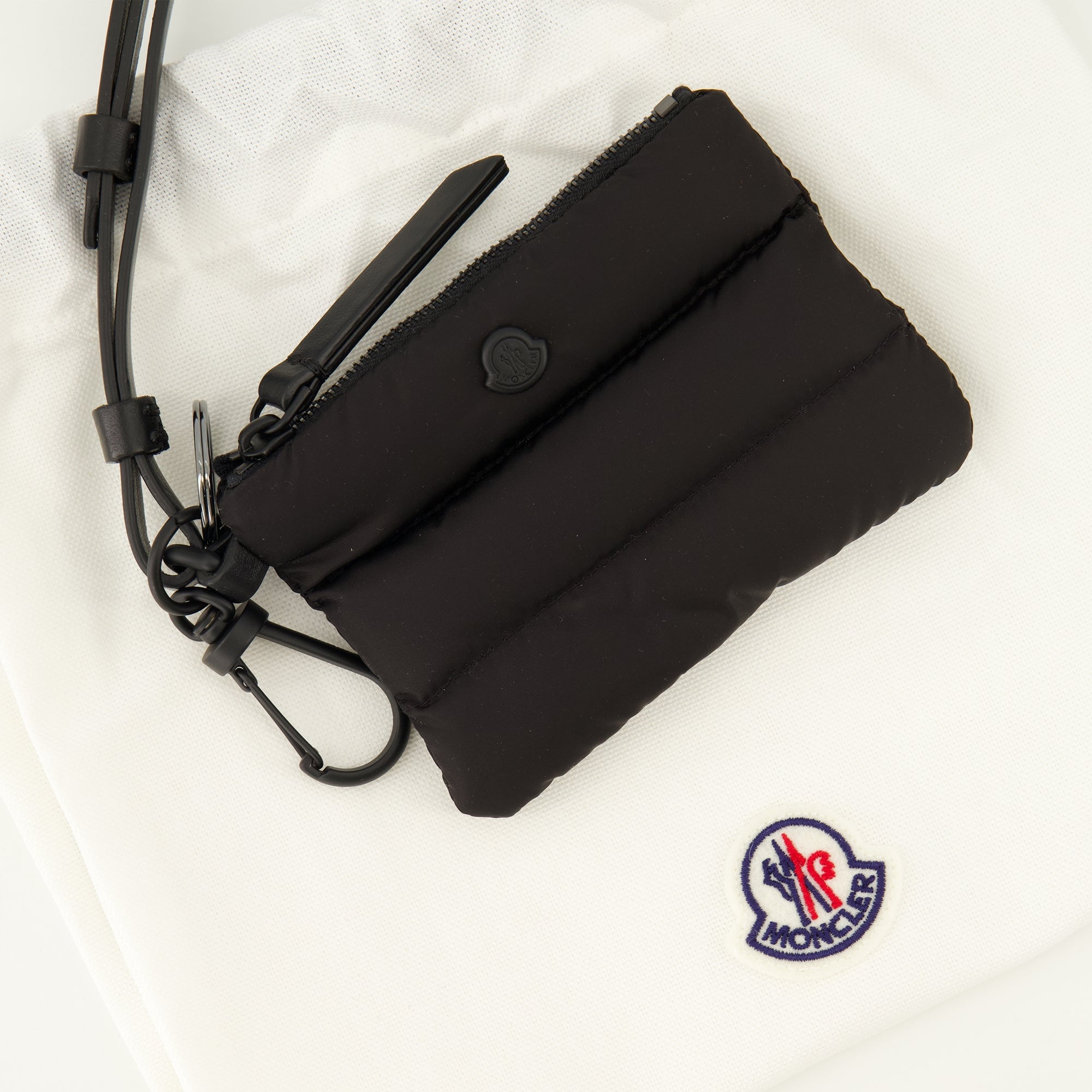 Petite maroquinerie Caradoc Schwarzer Kartenhalter Moncler Noir Homme