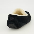 남성용 Ugg 아스코트 블랙 슬리퍼 이미지 - 2026 봄/여름 시즌 - 뒷면 보기