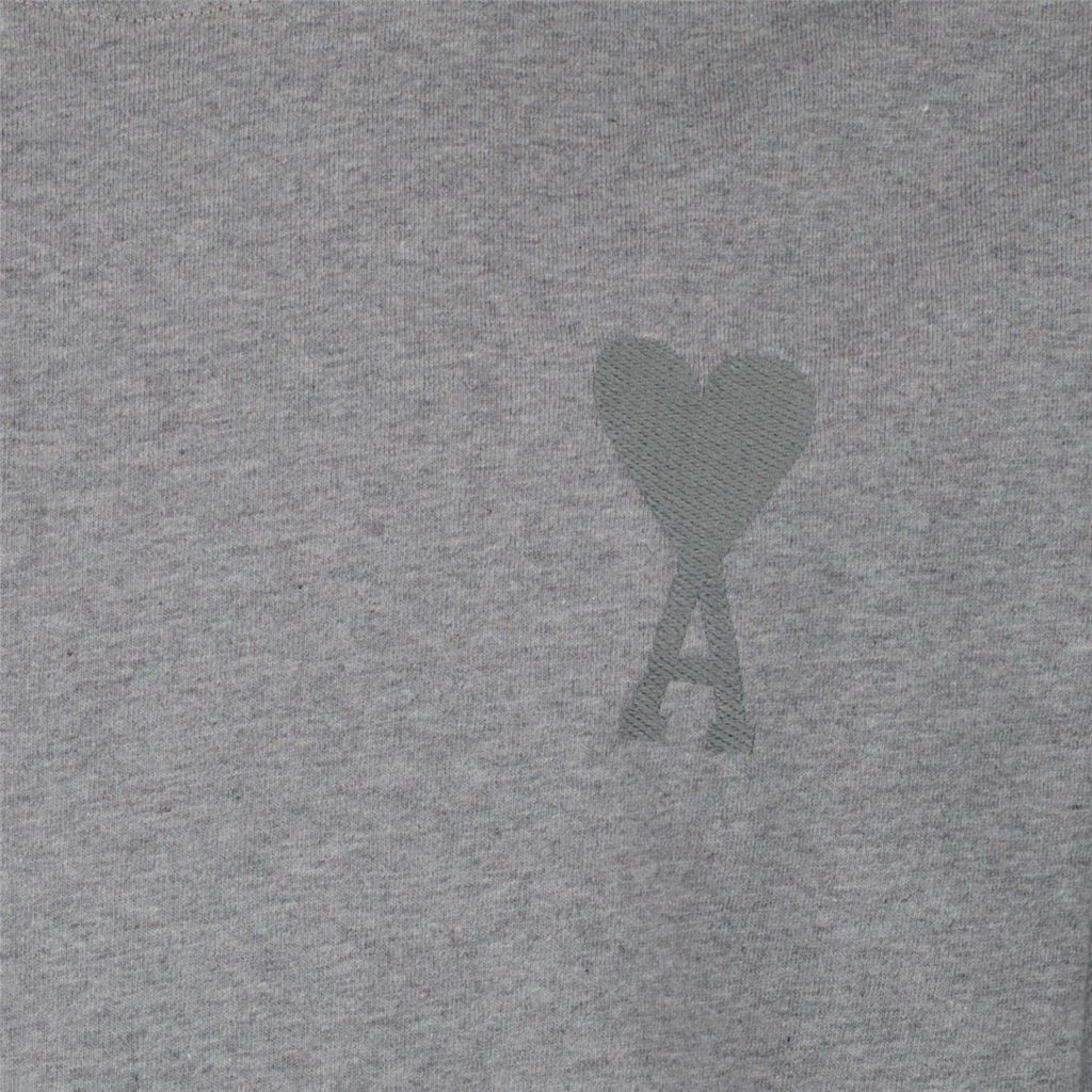 Sweatshirts USW002.747 055 gris chine Ami PARIS Gris Unisexe