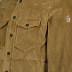 Imagem da camisa-puffer Gelt castanha da marca Moncler Grenoble para Homem - Temporada Outono-Inverno 2025 - Vista Detalhada_1
