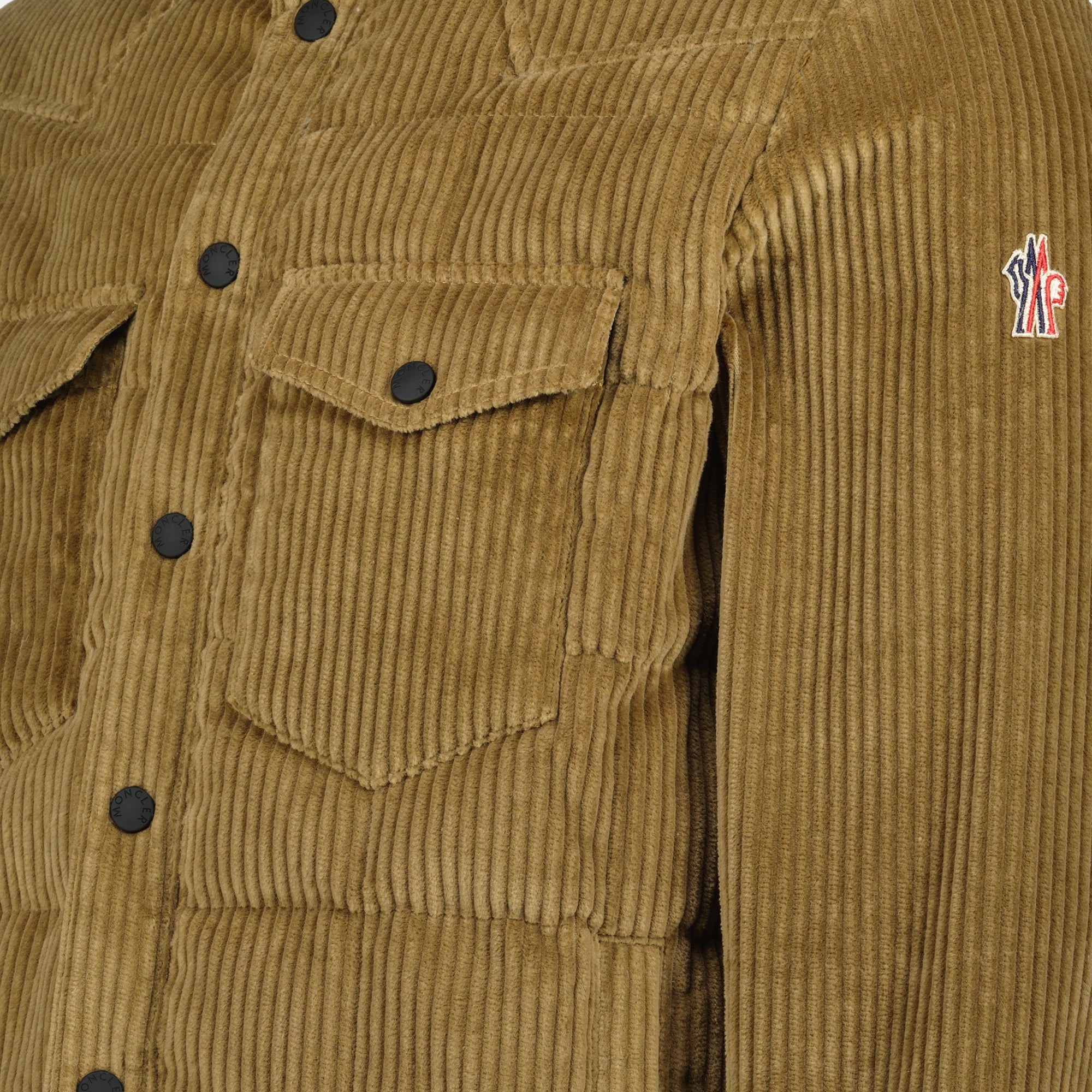 Image de l'article Doudoune-chemise Gelt marron de la marque Moncler Grenoble pour Homme - Saison Automne-Hiver 2025 - Vue détaillée_1