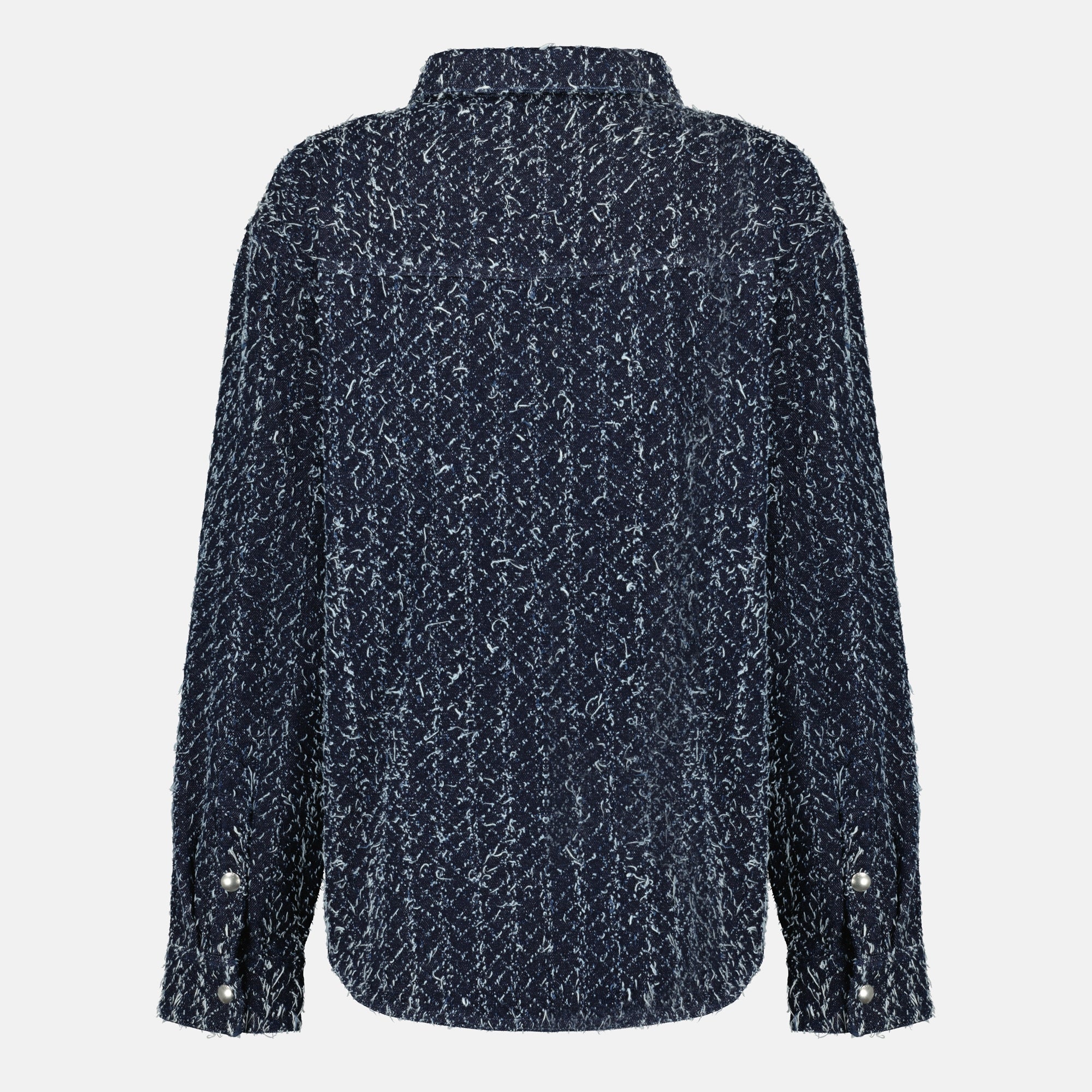 Vestes Camisa de Ganga Boucle em Azul-Marinho Iro Bleu foncé Femme