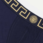 Underwear and homewear Medusa Long Boxer Versace Blue Homme