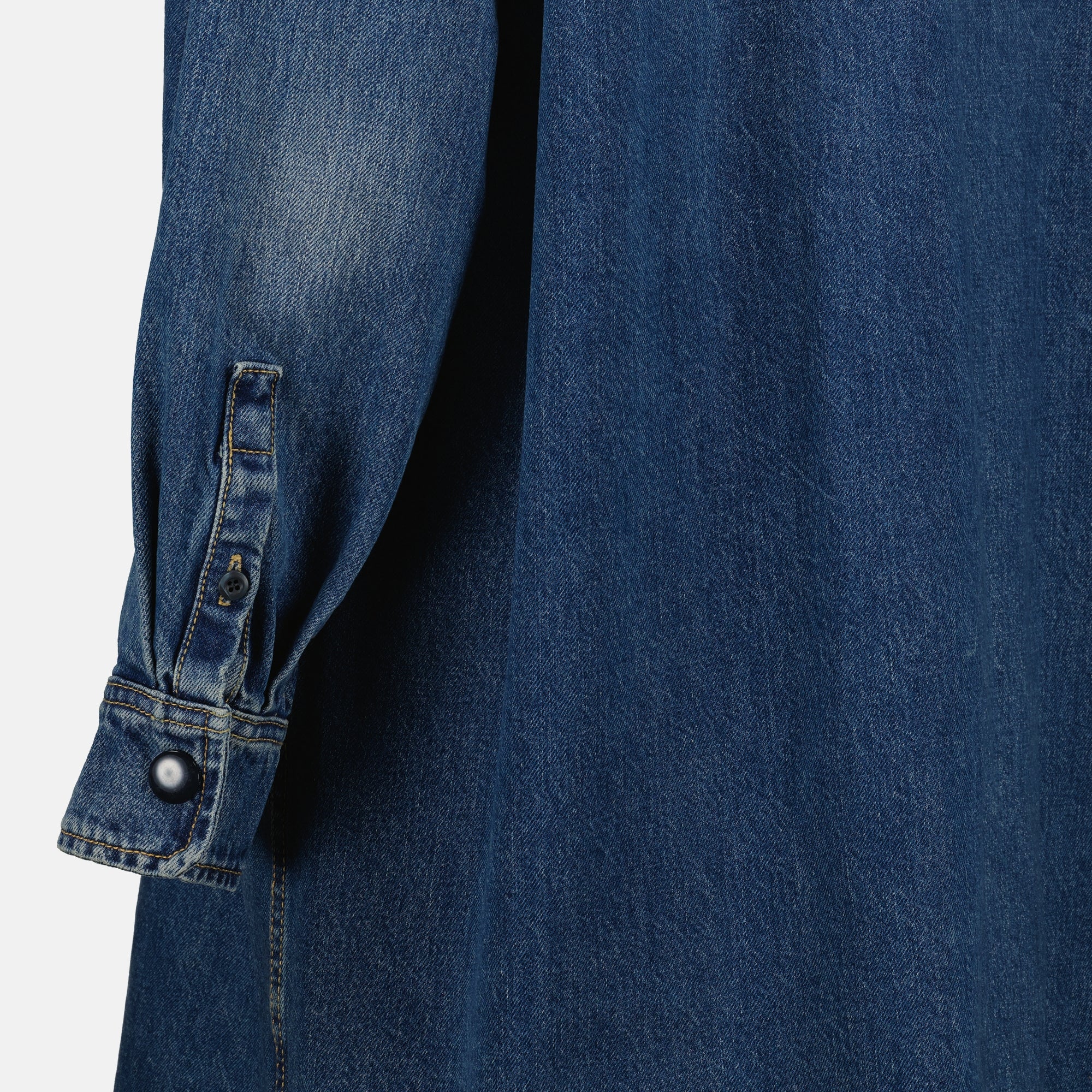 Chemises Denim Shirt Prada Bleu Femme