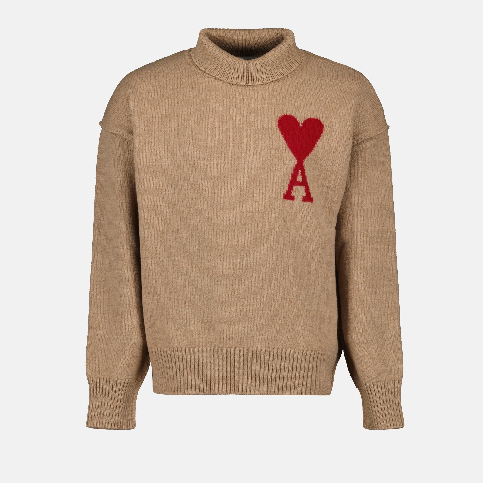 Prendas de punto Col roulé Ami de coeur Ami PARIS Marrón Unisexo