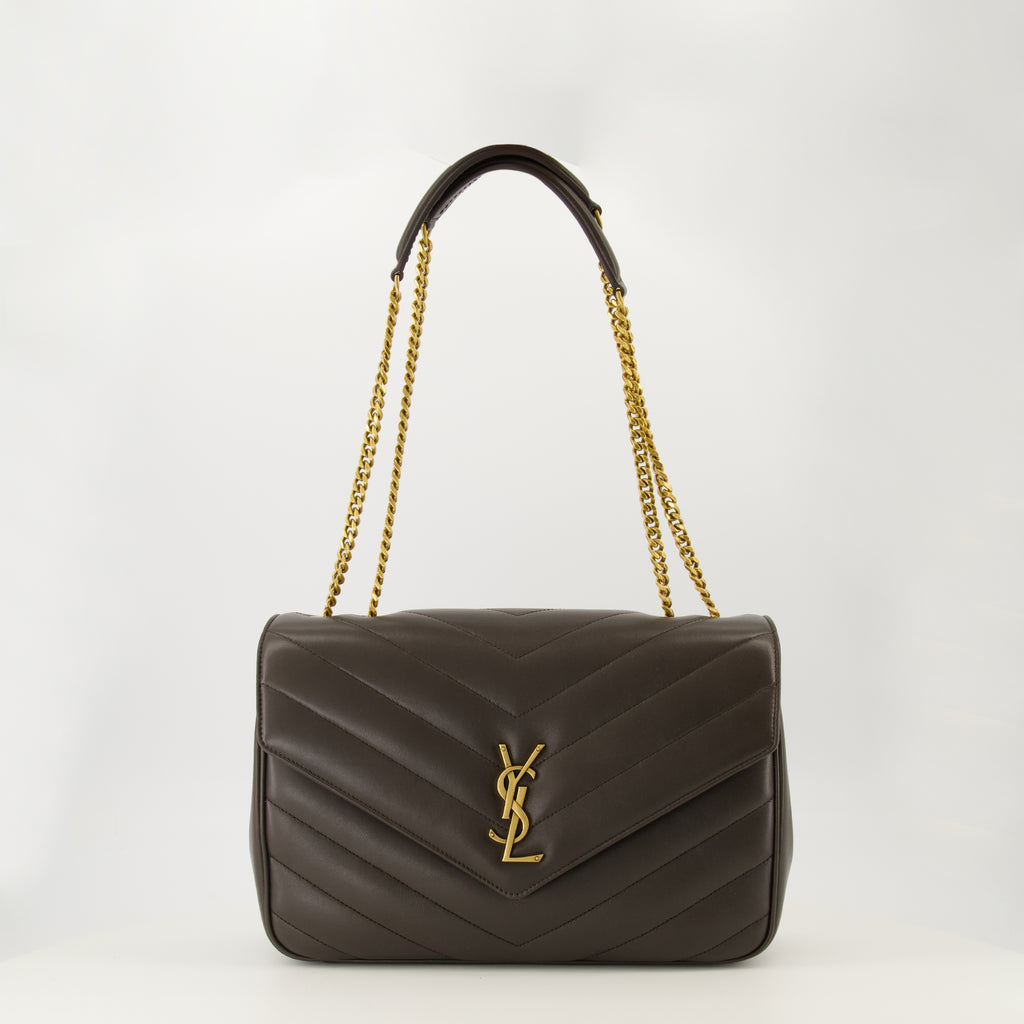 Image of the Large Loulou Bag from the brand Saint Laurent for Women - Autumn-Winter 2025 - Front View