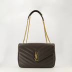 Image of the Large Loulou Bag from the brand Saint Laurent for Women - Autumn-Winter 2025 - Front View