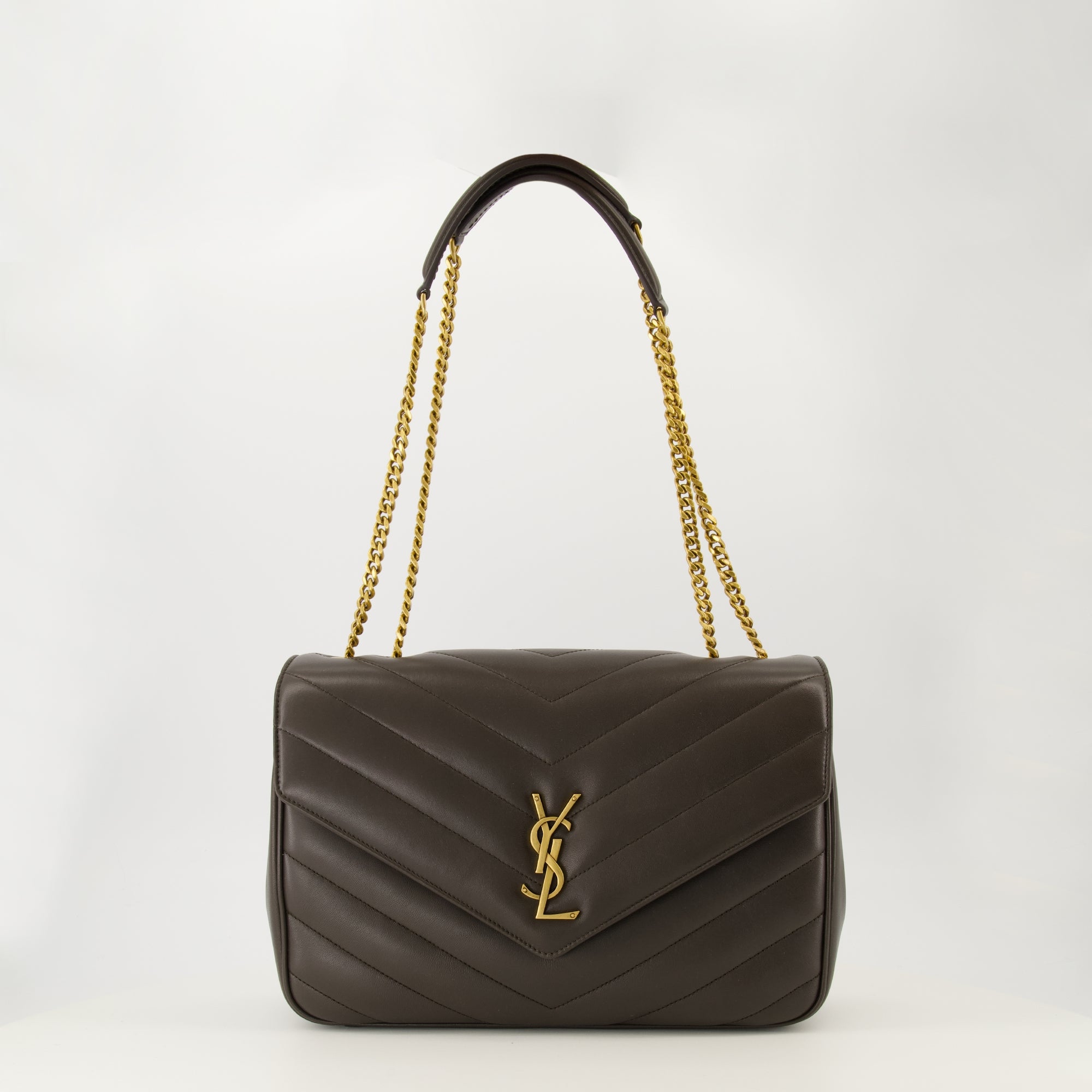 Image of the Large Loulou Bag from the brand Saint Laurent for Women - Autumn-Winter 2025 - Front View