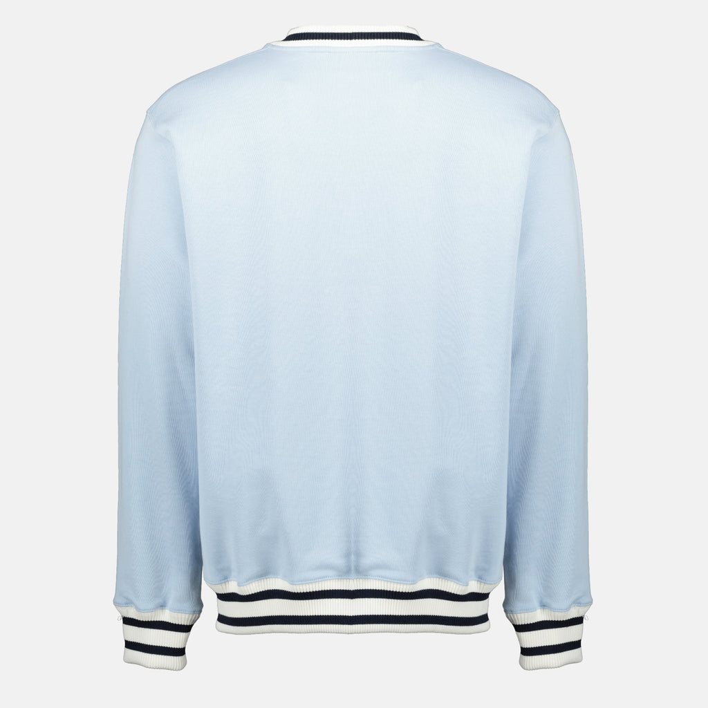 Sweatshirts Sweatshirt slogan sport bleu clair Drole De Monsieur Bleu Homme