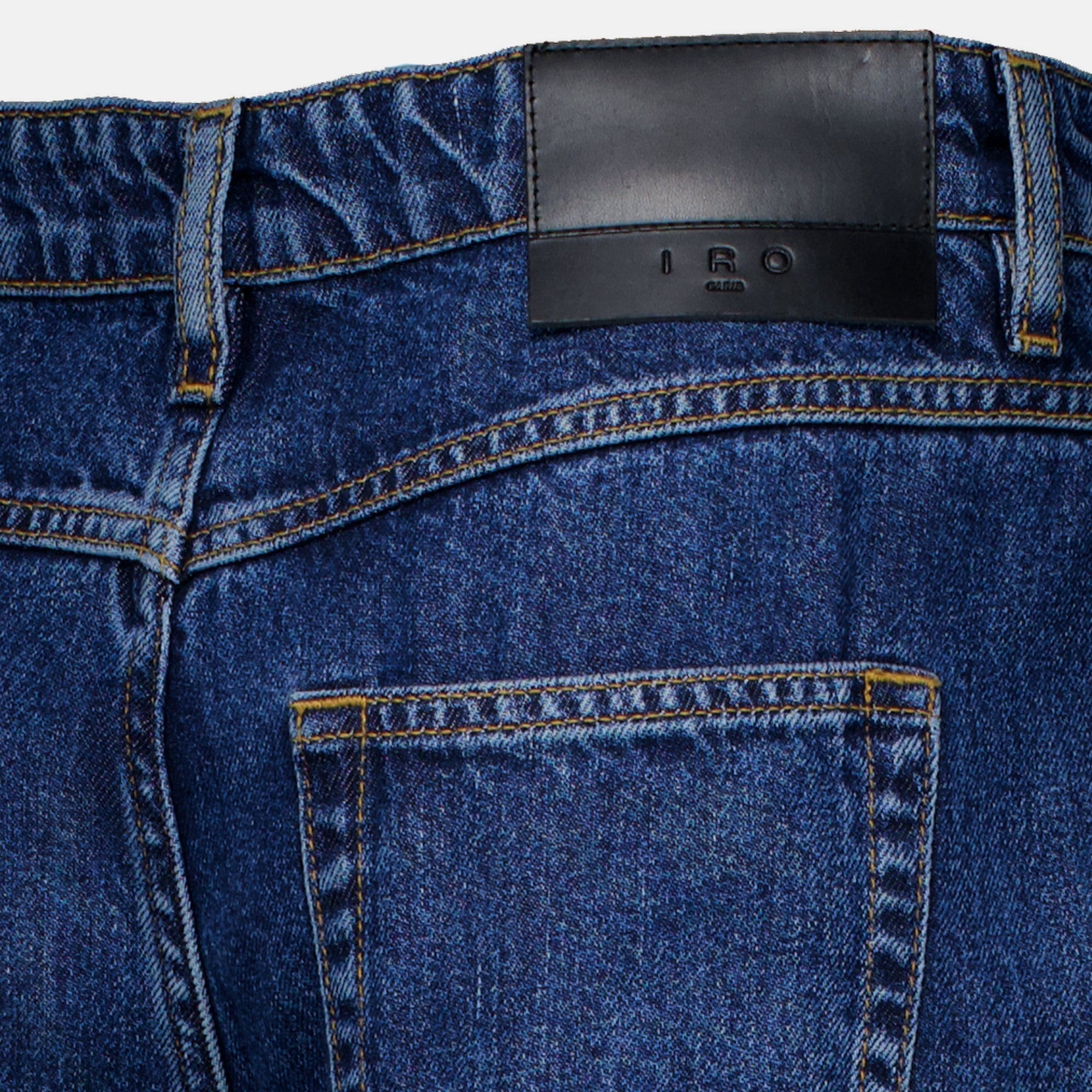 Pantalons Jean fluide en denim bleu foncé Iro Bleu foncé Femme