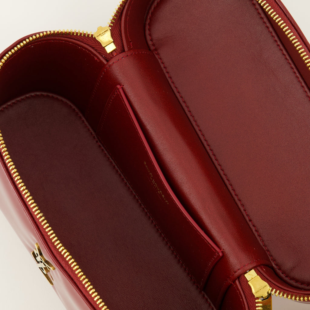 Sacs bandoulière Borsa Gaby Vanity in Pelle Patinata Rossa Saint Laurent Rouge Femme