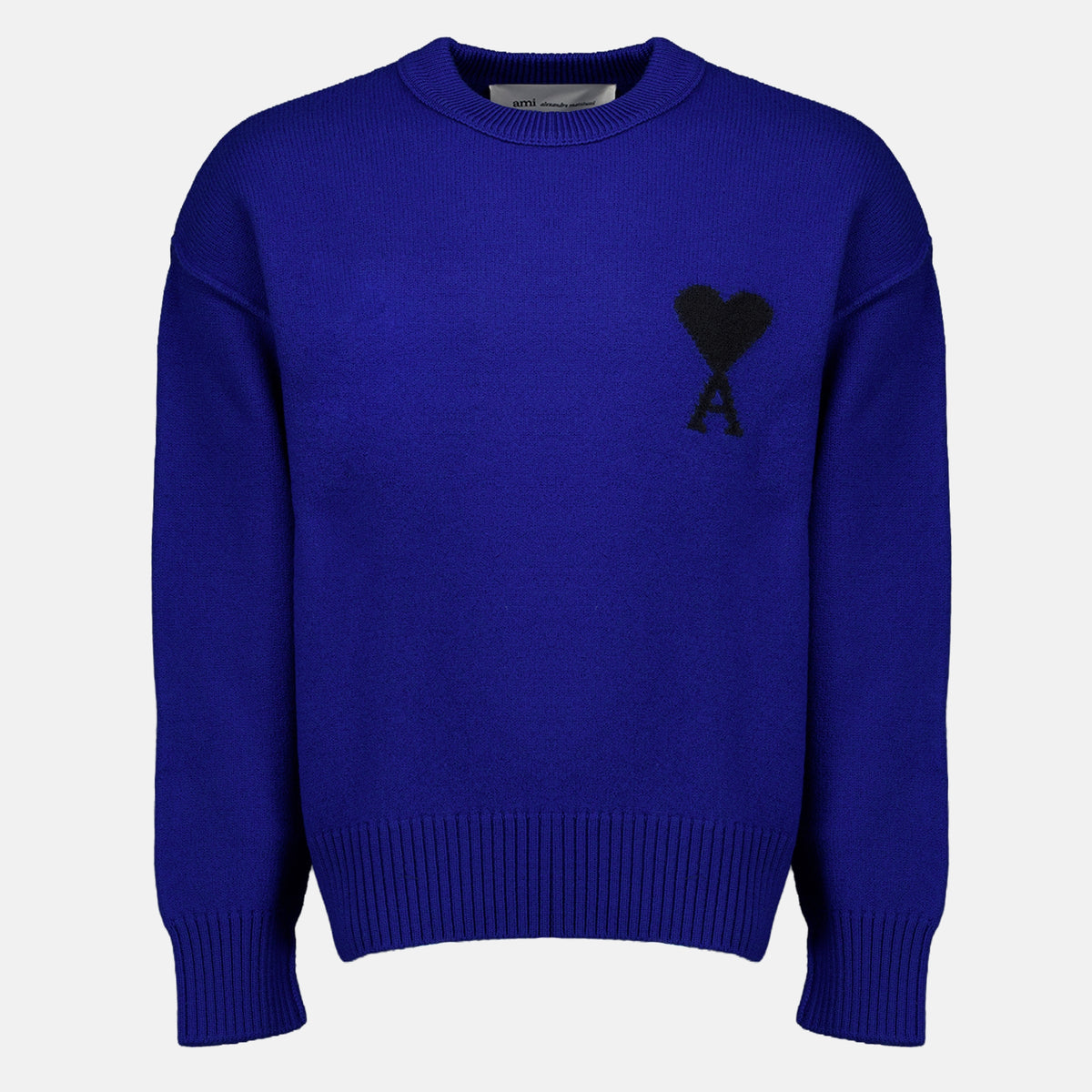 Maille Pull bleu AMI de coeur Ami PARIS Bleu foncé Unisexe