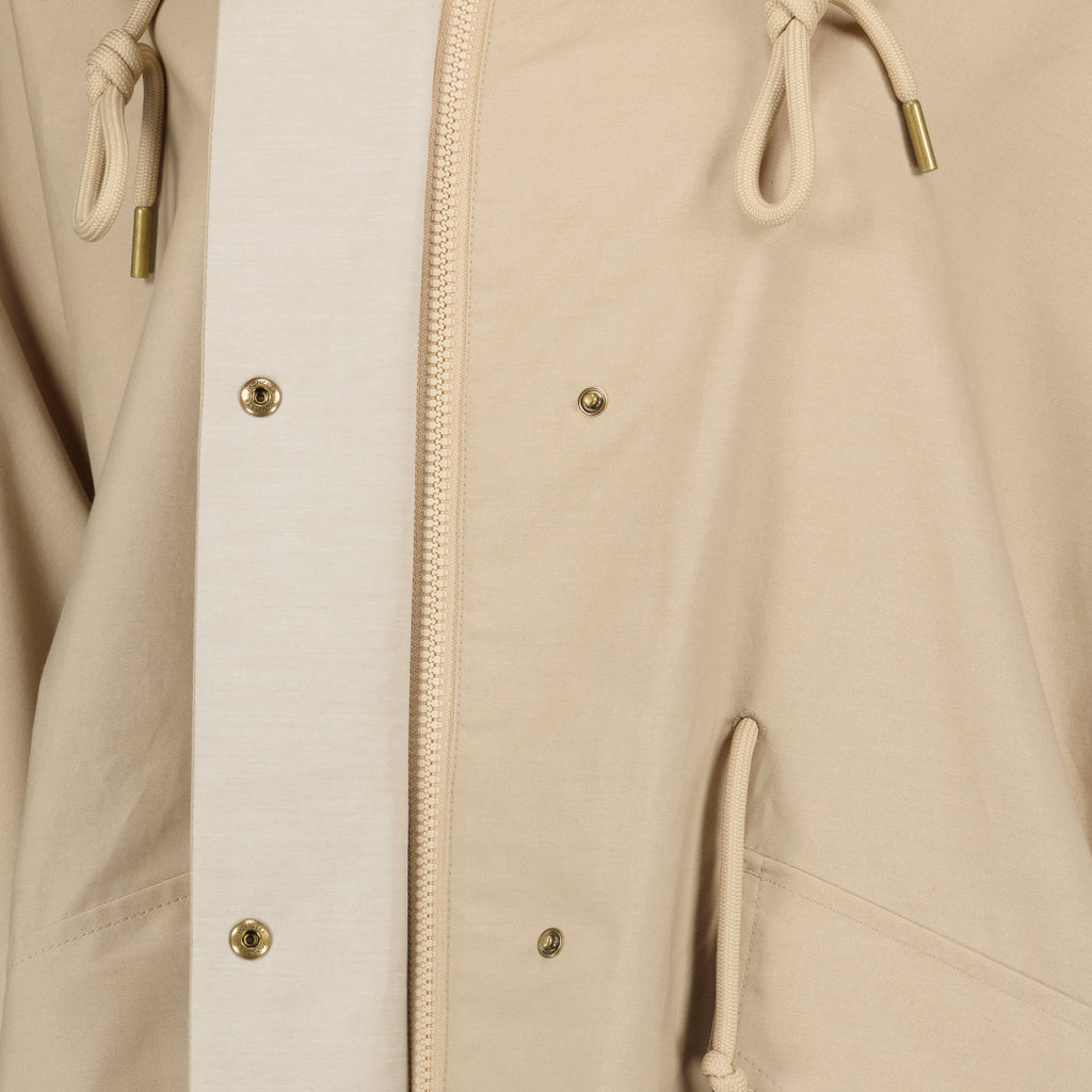 Manteaux Parka Brunnera em Gabardine Bege Moncler Beige Femme