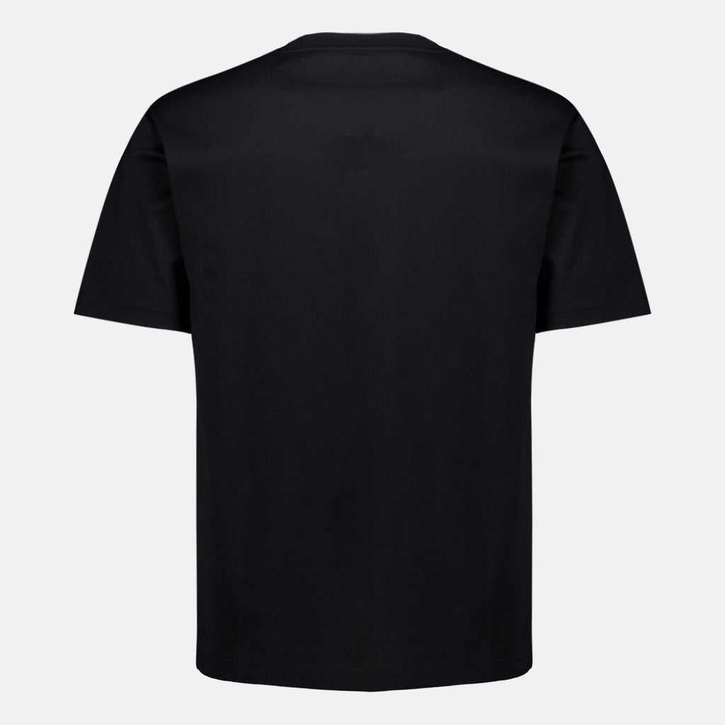 T-shirts T-shirt Preta Bordada Prada Noir Homme