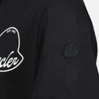T-Shirts Logo T-shirt Moncler Schwarz Herren