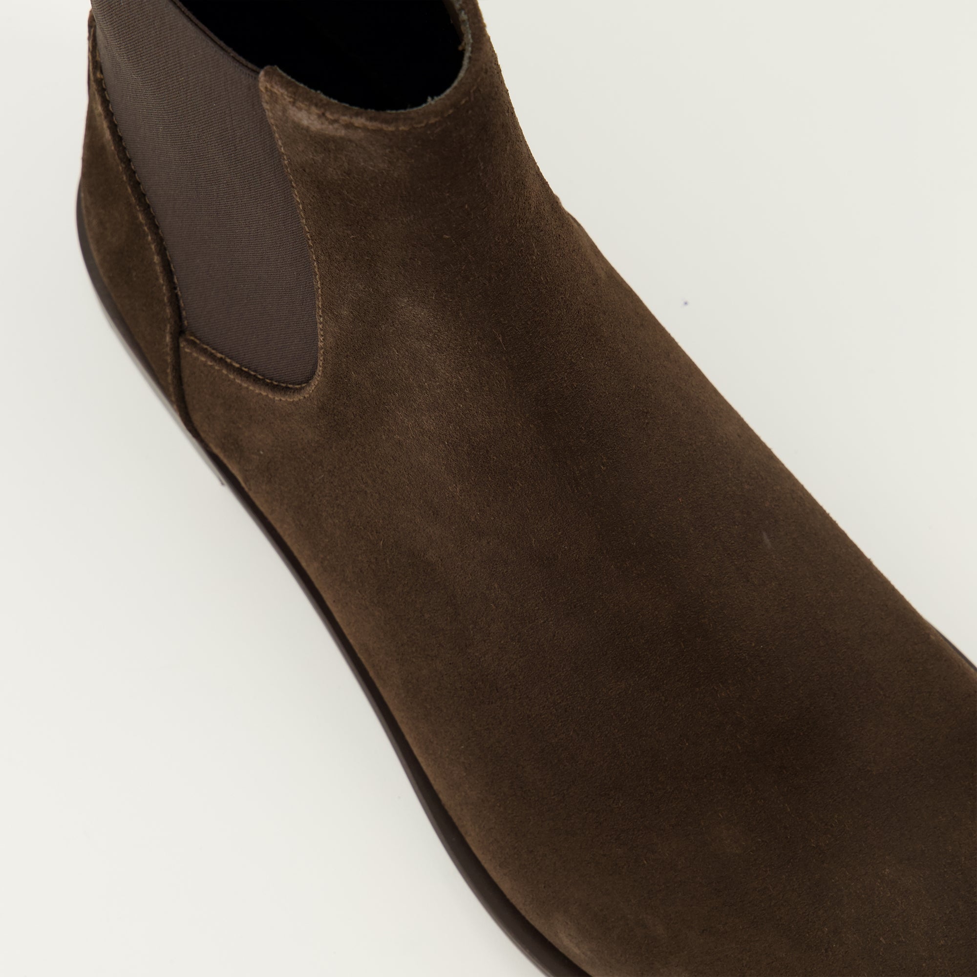 Image de l'article Bottines Chelsea FF Squared marron de la marque Fendi pour Homme - Saison Automne-Hiver 2025 - Vue détaillée de haut