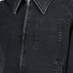 Vestes Veste zippée en denim noir Ami PARIS Noir Homme