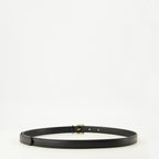 Image of the article Black leather belt by Miu Miu for Women - Spring-Summer 2026 - Back View