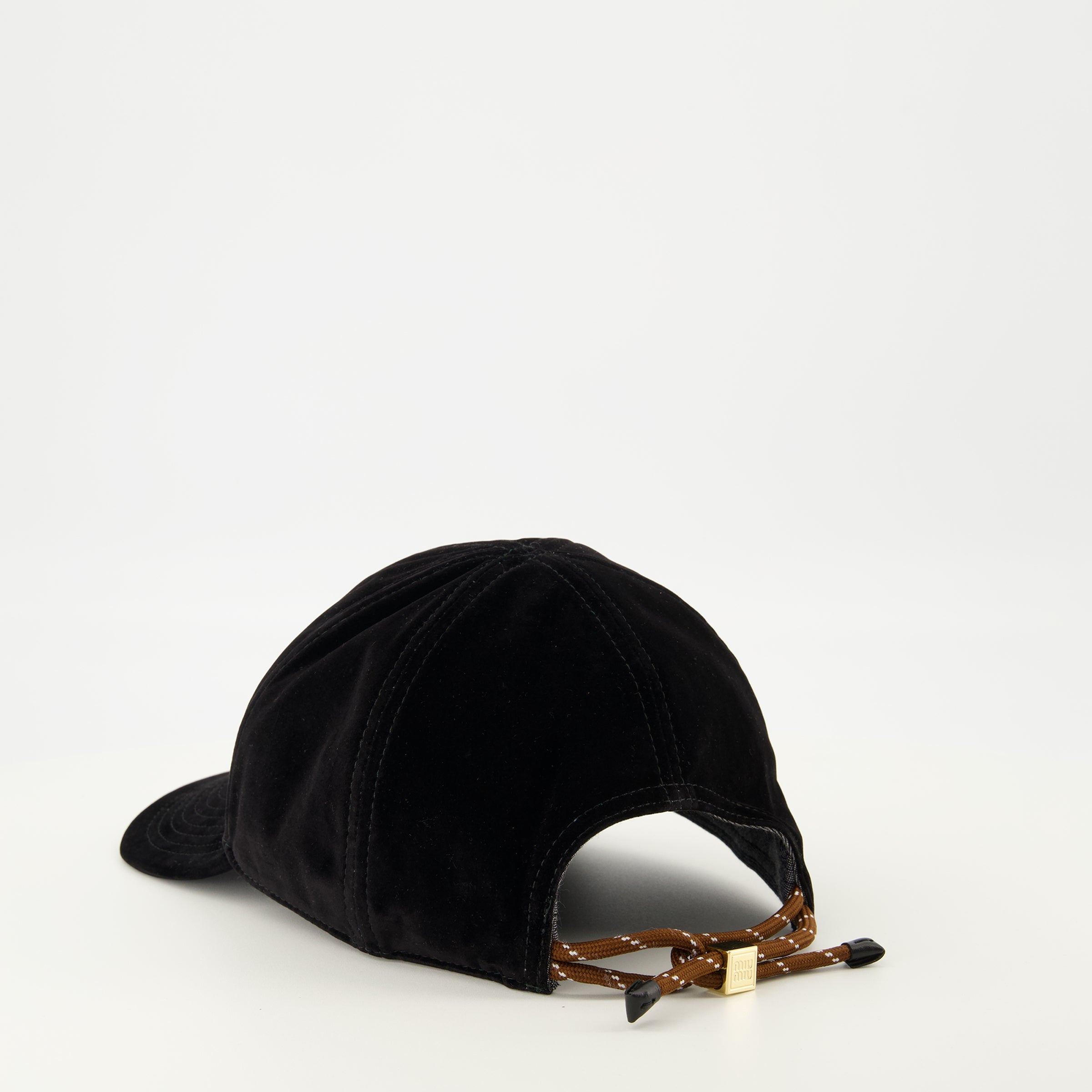 Black Velvet Cap Miu Miu - Women – myCompañero