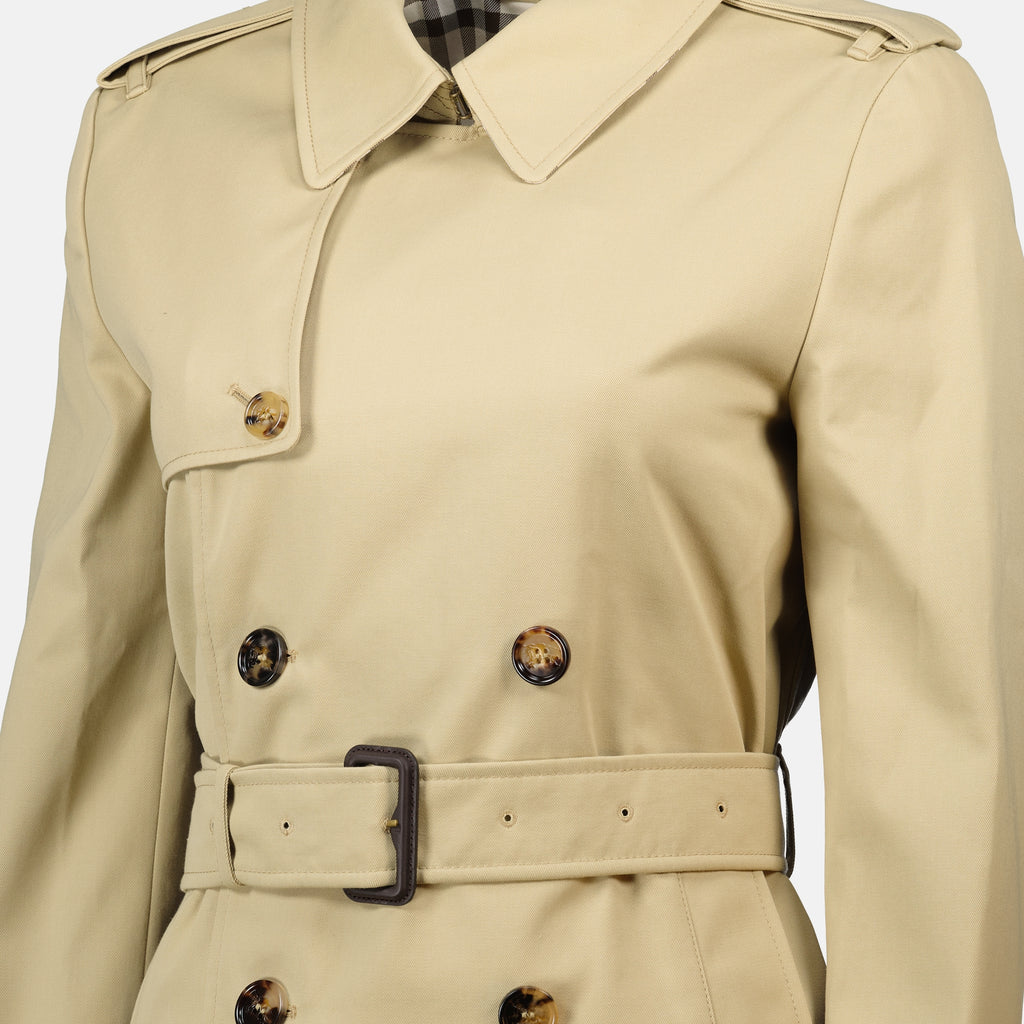 Cappotti Cappotto Trench Corto Burberry Beige Femme
