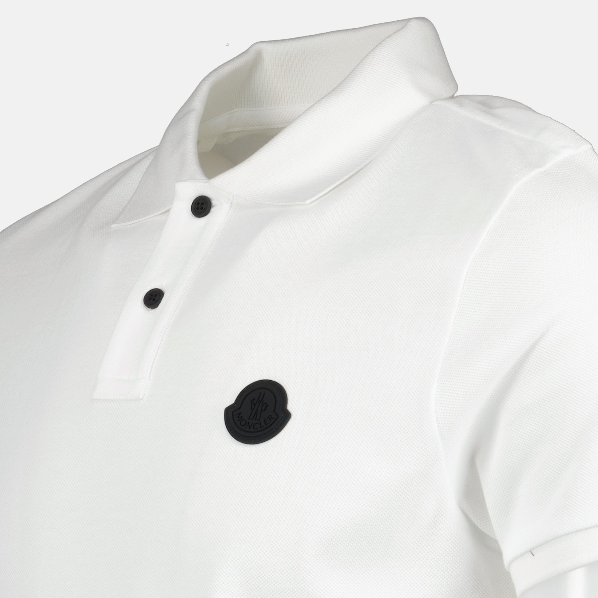 Polo shirts Polo à logo Moncler White Homme