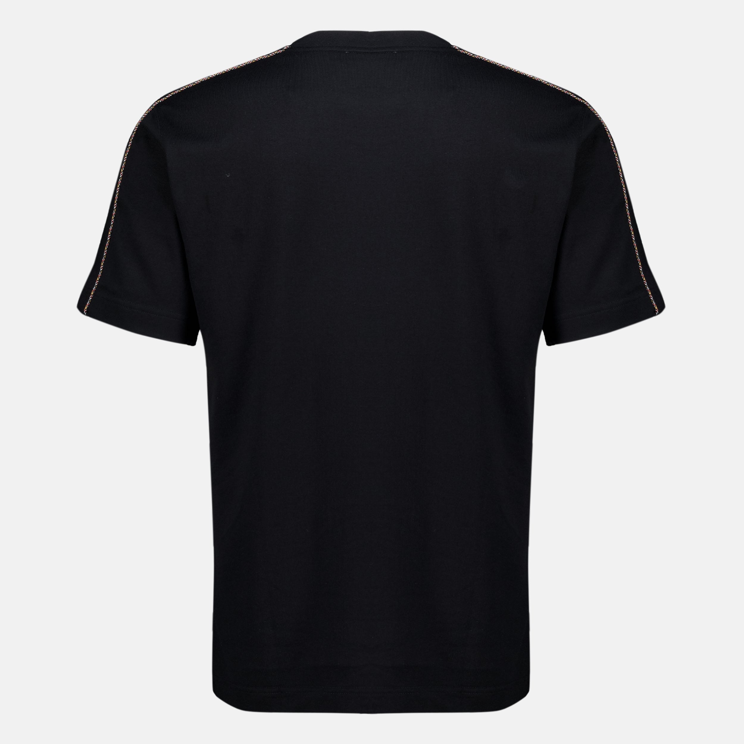 T-shirts 트리밍이 있는 블랙 티셔츠 Burberry Noir Homme