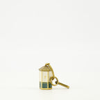 Image of the Ami PARIS brand metal kiosk keychain for Unisex - Spring-Summer 2026 - Back View
