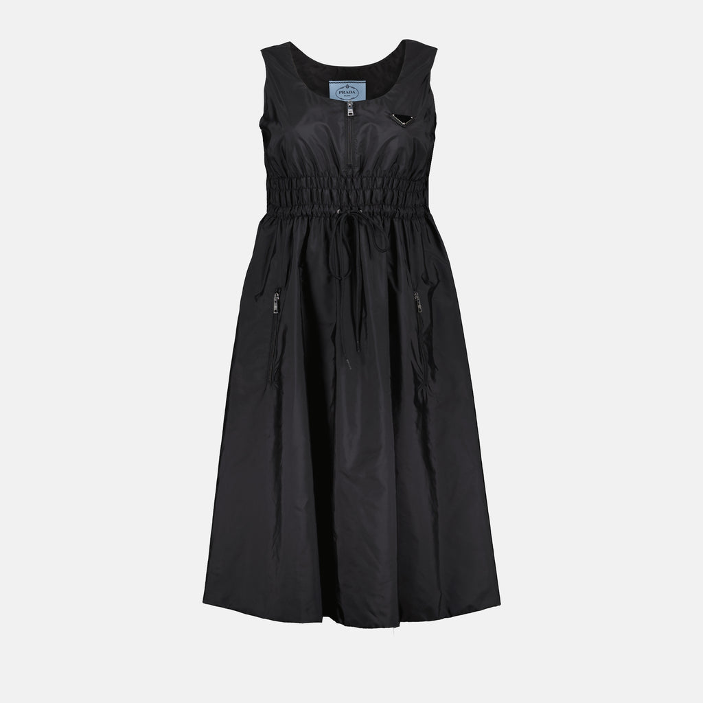 Robes Robe en Re-Nylon Prada Noir Femme
