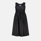 Robes Robe en Re-Nylon Prada Noir Femme