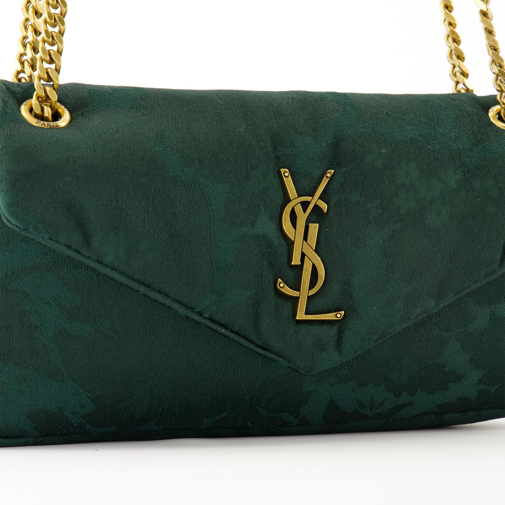 Handtaschen und schultertaschen Calypso Kleine Tasche Saint Laurent Grün Femme