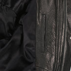 Bild der Saint Laurent Leder-Bomberjacke für Herren - Herbst-Winter 2025 - Detailansicht_2