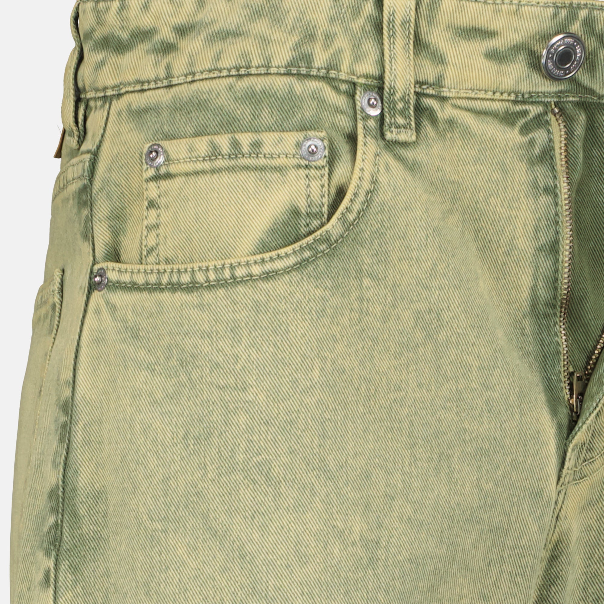 Pantalones Jeans de Pierna Ancha Ami PARIS Caqui Femme