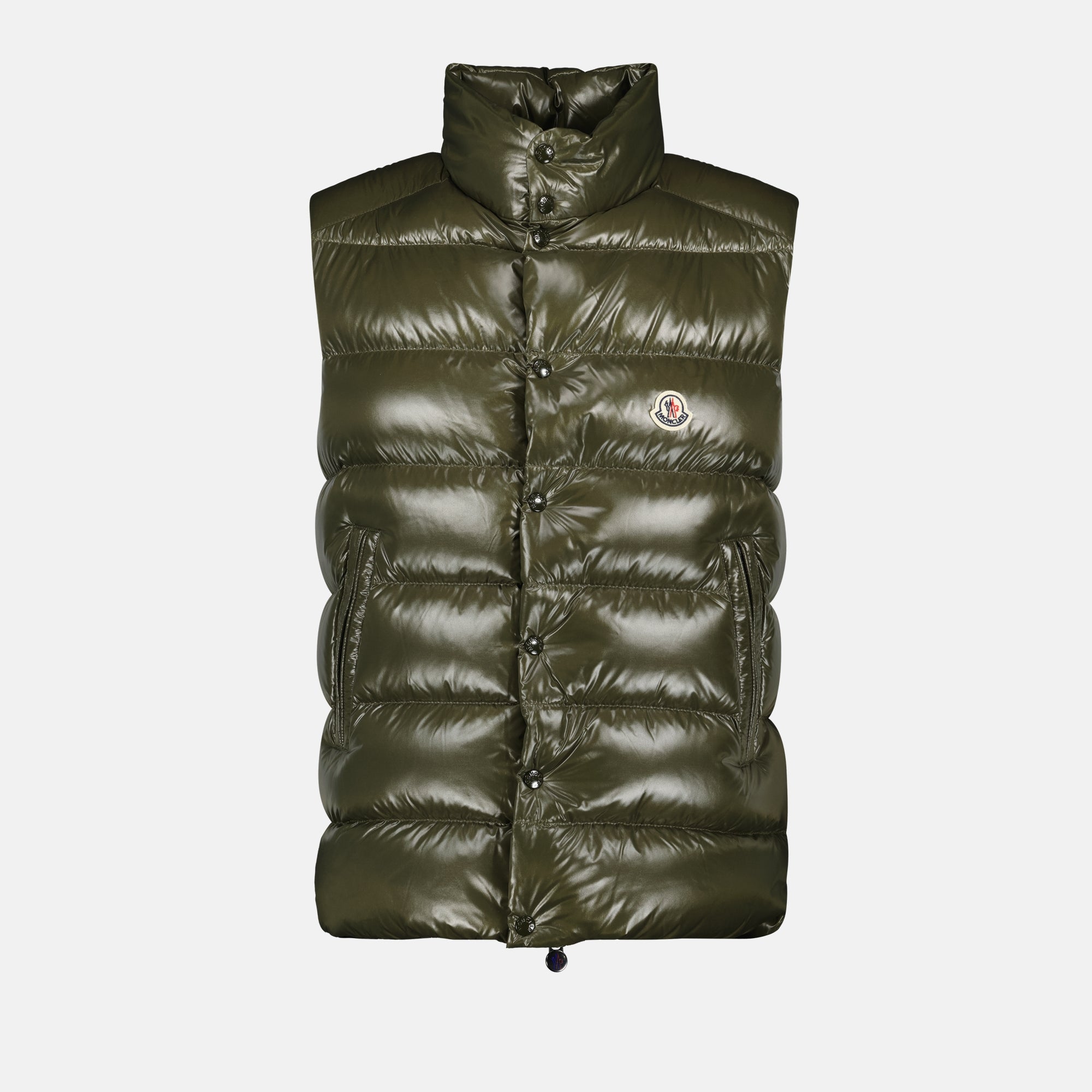 Jackets Tibb Sleeveless Down Jacket Moncler Khaki Homme