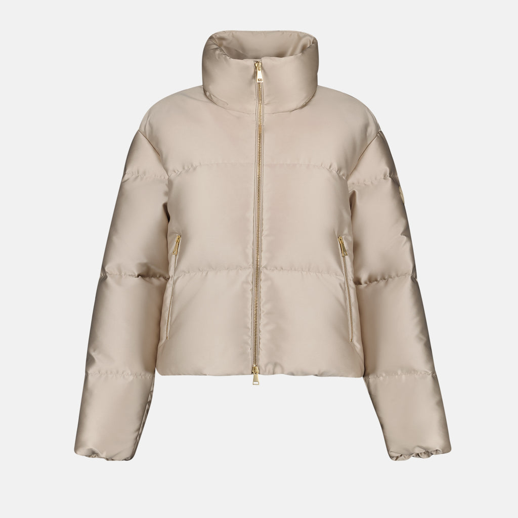 Abrigos Chaqueta de plumas Bonnelles Moncler Beige Femme