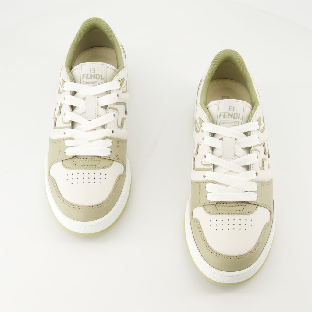 Sneakers Fendi Match Sneakers Fendi Khaki Homme