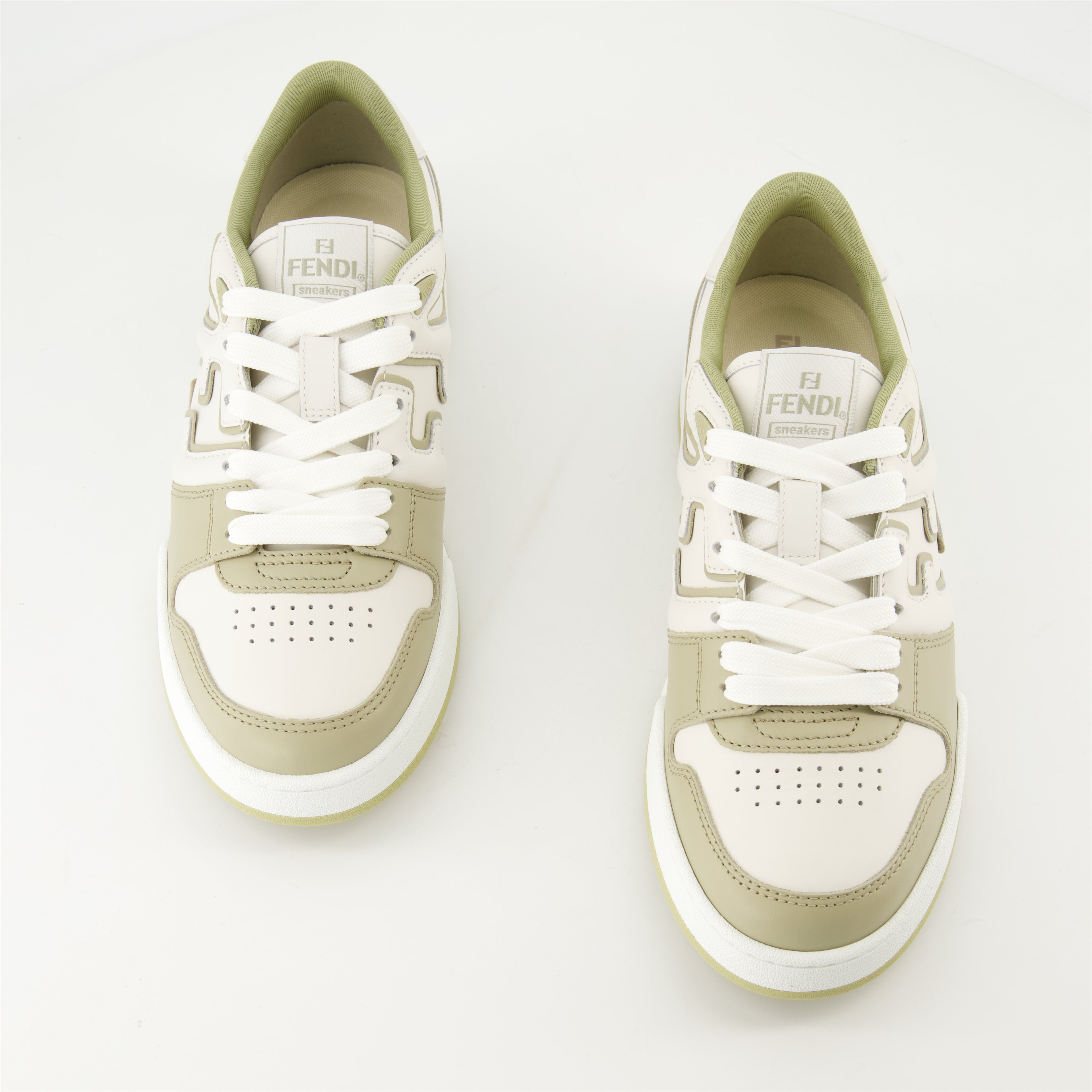Sneakers Fendi Match Sneakers Fendi Khaki Homme