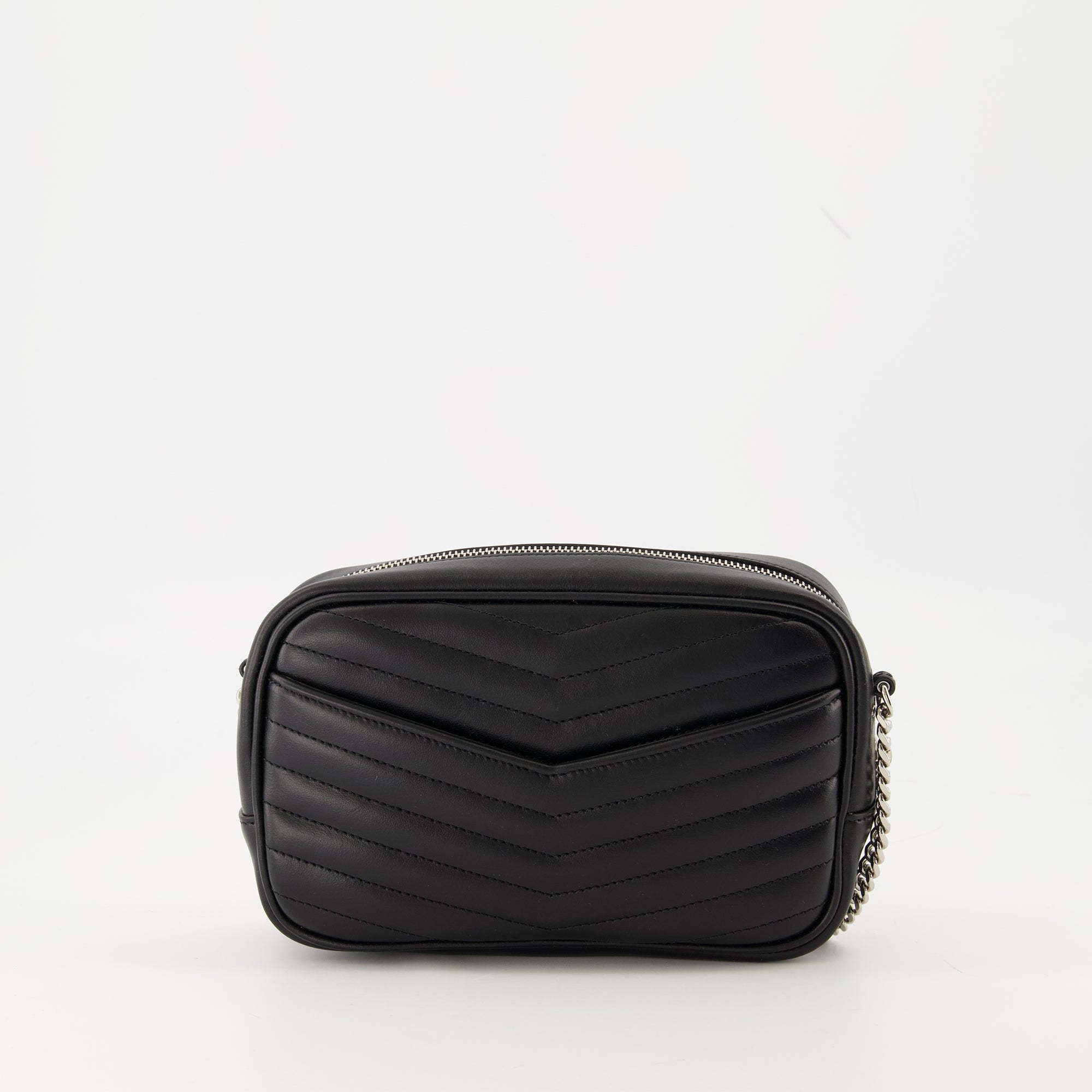 Image de l'article Mini sac Lou de la marque Saint Laurent pour Femme - Saison Automne-Hiver 2025 - Vue de Dos