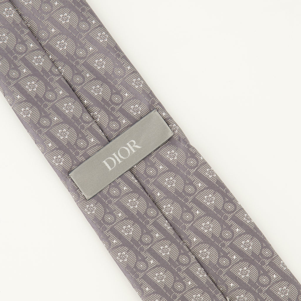 Immagine della cravatta Dior Oblique Revival del marchio Dior per Uomo - Stagione Autunno-Inverno 2025 - Vista Dettagliata_3