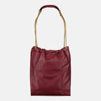 Image de l'article Sac Jaimie Pochon bordeaux de la marque Saint Laurent pour Femme - Saison Automne-Hiver 2025 - Vue de Dos