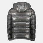Image de l'article Doudoune Maya grise de la marque Moncler pour Homme - Saison Automne-Hiver 2025 - Vue de Dos