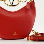 Umhängetaschen VLogo Moon Hobo Bag Valentino Garavani Rot Femme