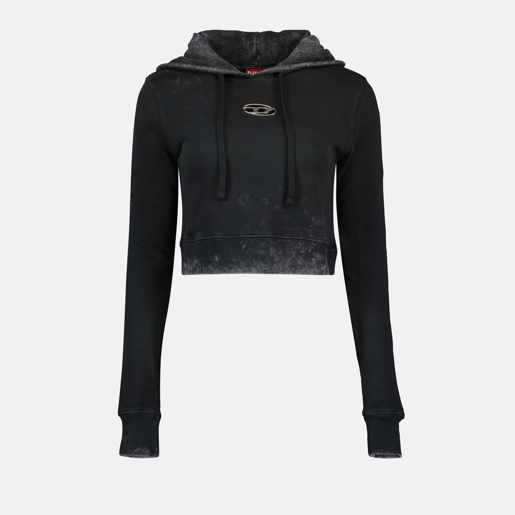 Sweatshirts Hoodie F-Slimmy-Hood-P5 Diesel Schwarz Femme