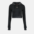 Sweatshirts Hoodie F-Slimmy-Hood-P5 Diesel Schwarz Femme