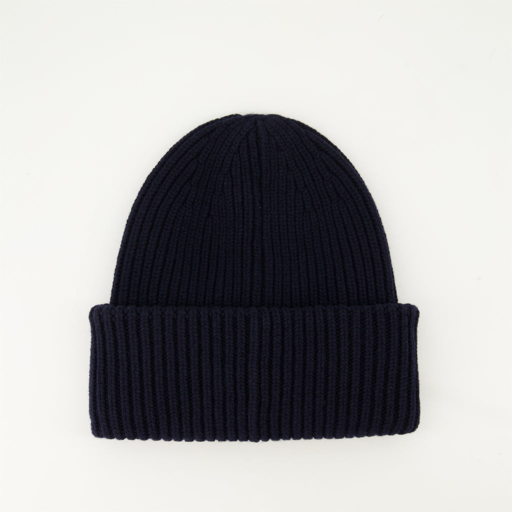 Chapeaux, casquettes et bonnets Bonnet en laine et cachemire Moncler Bleu Homme