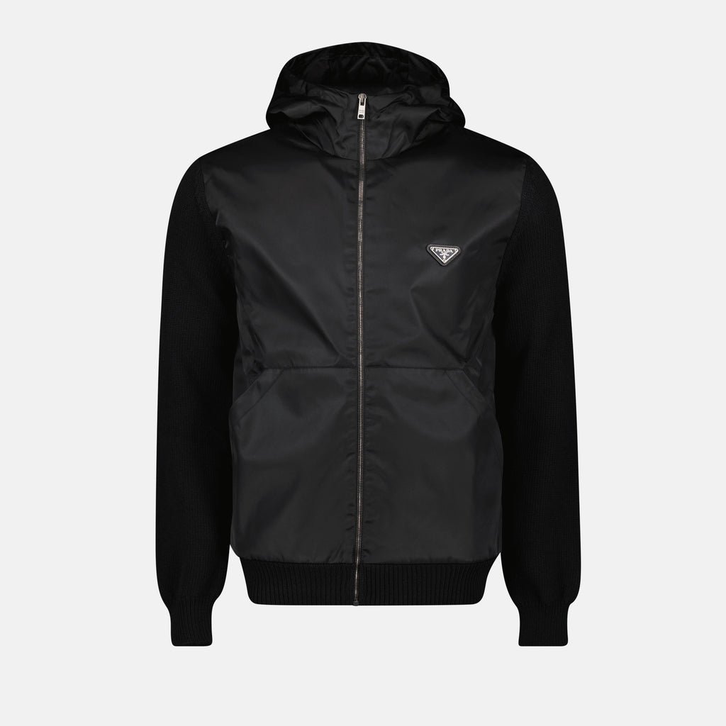 재킷 Veste bi-matière Prada 검은색 Homme