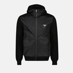 재킷 Veste bi-matière Prada 검은색 Homme